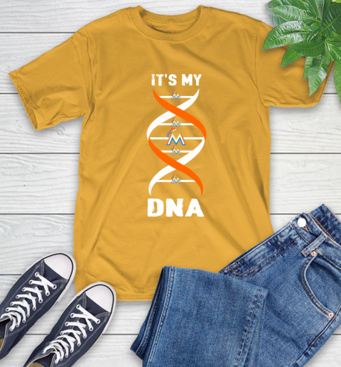 Miami Marlins MLB Baseball It's My DNA Sports T-Shirt 2