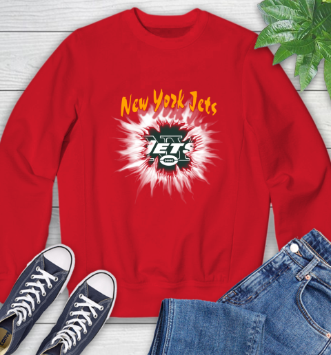 New York Jets NFL Football Adoring Fan Rip Sports Sweatshirt 10