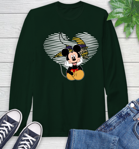 NFL Minnesota Vikings The Heart Mickey Mouse Disney Football T Shirt_000 Long Sleeve T-Shirt 7