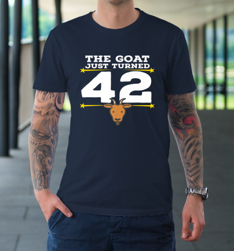 The Goat Just Turned 42 42nd Birthday Goat T-Shirt 2