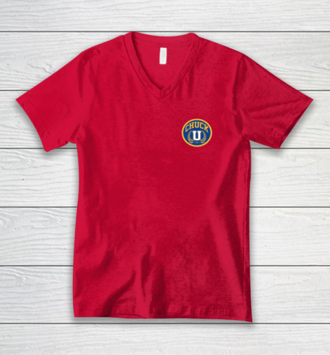 Chuck U Shirt Charles Barkley Chuck University V-Neck T-Shirt 5