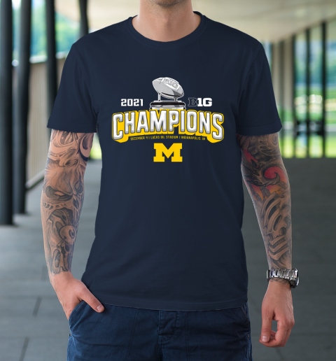 Michigan Big Ten 2021 East Division Champions T-Shirt 2