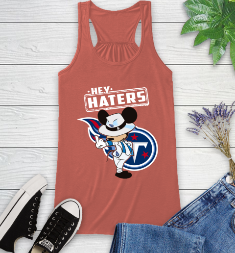 NFL Hey Haters Mickey Football Sports Tennessee Titans Racerback Tank 3
