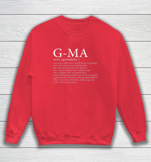 G Ma Definition Grandma Mother's Day Sweatshirt 6