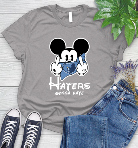 NBA Memphis Grizzlies Haters Gonna Hate Mickey Mouse Disney Basketball T Shirt Women's T-Shirt 5