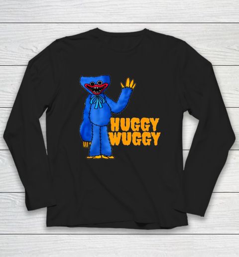 Huggy Shirt Poppy Playtime Horror Scary Game Long Sleeve T-Shirt