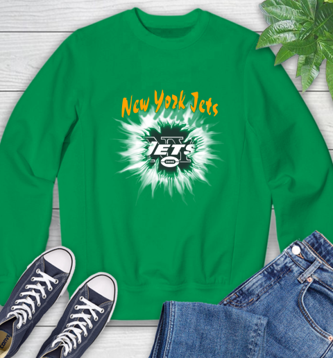 New York Jets NFL Football Adoring Fan Rip Sports Sweatshirt 7