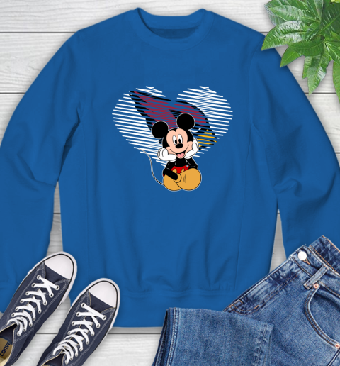 NFL Arizona Cardinals The Heart Mickey Mouse Disney Football T Shirt_000 Sweatshirt 9