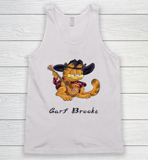 Garth Brools Shirt Garfield Mashup Garth Brooks  Garf Brooks Tank Top