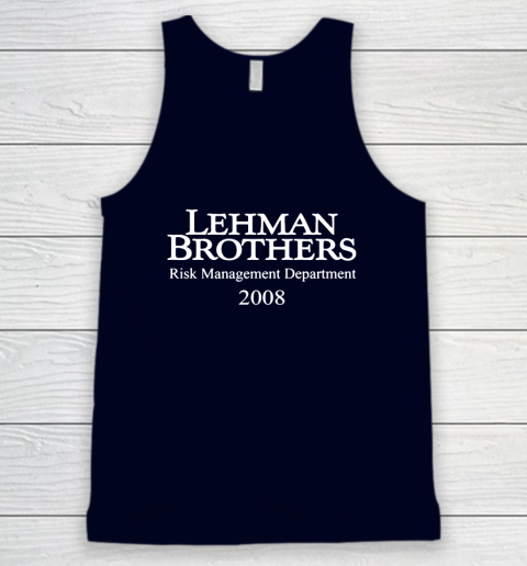 Lehman Brothers Risk Management Tank Top 2