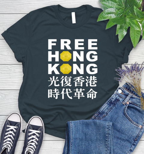 Free Hong Kong Women's T-Shirt 11