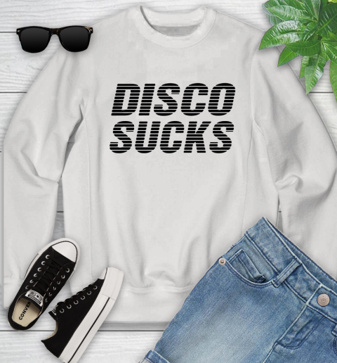 Disco sucks Youth Sweatshirt