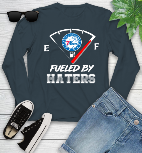 Philadelphia 76ers NBA Basketball Fueled By Haters Sports Youth Long Sleeve 9