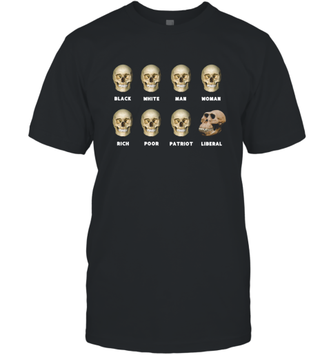 8 Skulls Of Modern America Funny Gift T-Shirt