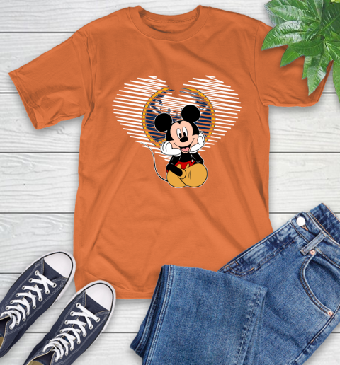 NHL Buffalo Sabres The Heart Mickey Mouse Disney Hockey T-Shirt 4