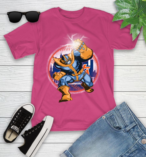 New York Mets MLB Baseball Thanos Avengers Infinity War Marvel Youth T-Shirt 11