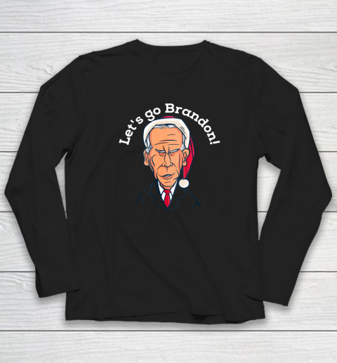 Let's Go Brandon Funny Christmas Joe Biden Chant Long Sleeve T-Shirt