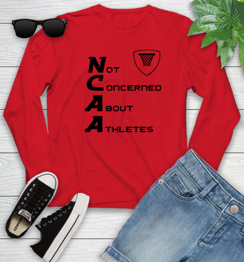 Not Concerned About Athletes Youth Long Sleeve 8