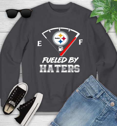Pittsburgh Steelers NFL Football Fueled By Haters Sports Youth Sweatshirt 5