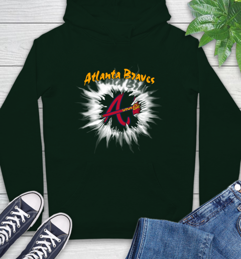 Atlanta Braves MLB Baseball Adoring Fan Rip Sports Hoodie 12