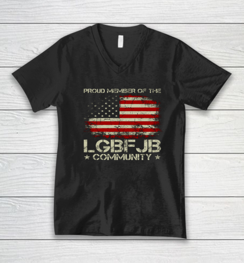 LGBFJB Community Shirt Proud Member Of The LGBFJB Community V-Neck T-Shirt