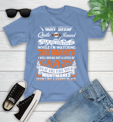 San Francisco Giants MLB Baseball Don't Mess With Me While I'm Watching My Team Youth T-Shirt 15