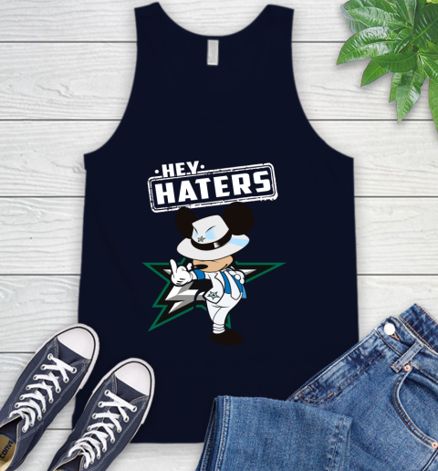 NHL Hey Haters Mickey Hockey Sports Dallas Stars Tank Top 2