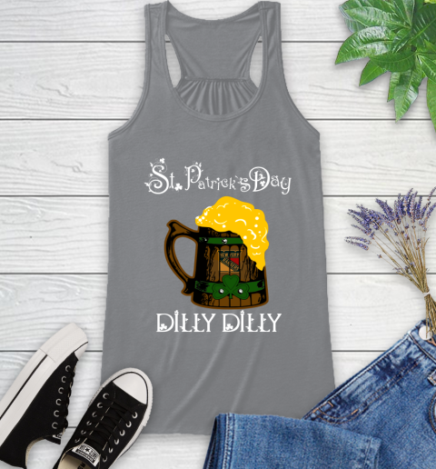NHL New York Rangers St Patrick's Day Dilly Dilly Beer Hockey Sports Racerback Tank 4