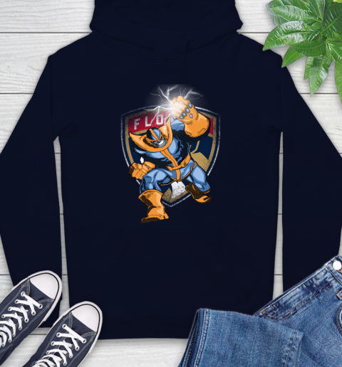 Florida Panthers NHL Hockey Thanos Avengers Infinity War Marvel Hoodie 3