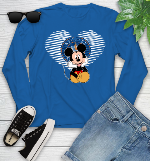 MLB Houston Astros The Heart Mickey Mouse Disney Baseball T Shirt_000 Youth Long Sleeve 10
