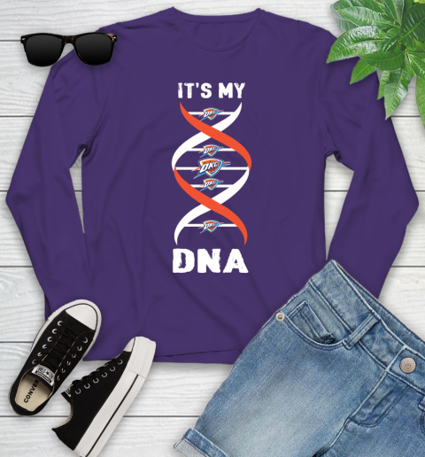 Oklahoma City Thunder NBA Basketball It's My DNA Sports Youth Long Sleeve 4