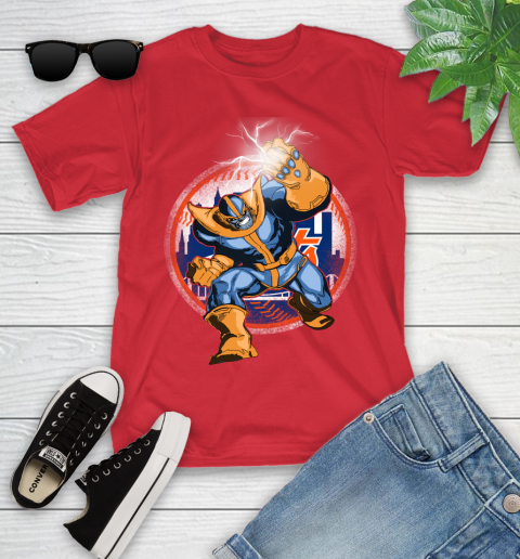New York Mets MLB Baseball Thanos Avengers Infinity War Marvel Youth T-Shirt 13