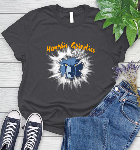 Memphis Grizzlies NBA Basketball Rip Sports Women's T-Shirt 8
