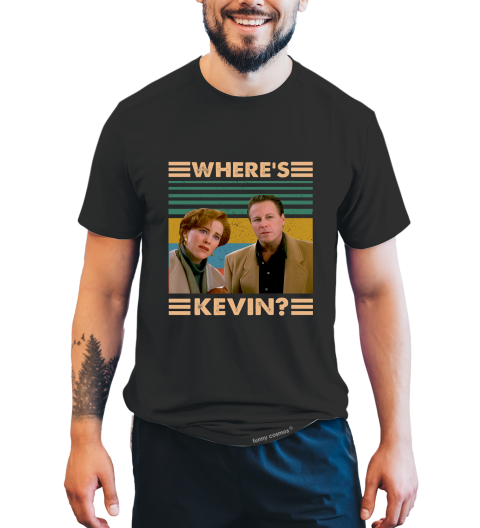 Home Alone Vintage T Shirt, Where's Kevin Tshirt, Kate Peter McCallister T Shirt, Christmas Gifts