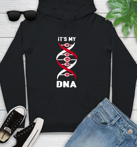 Cincinnati Reds MLB Baseball It's My DNA Sports Youth Hoodie