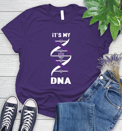 Sacramento Kings NBA Basketball It's My DNA Sports Women's T-Shirt 4