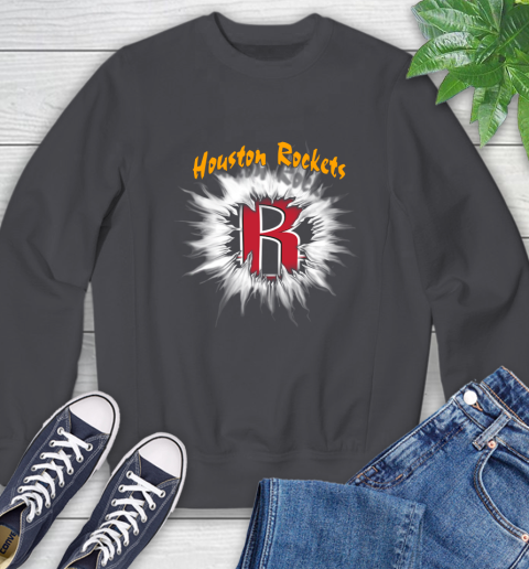 Houston Rockets NBA Basketball Rip Sports Sweatshirt 6