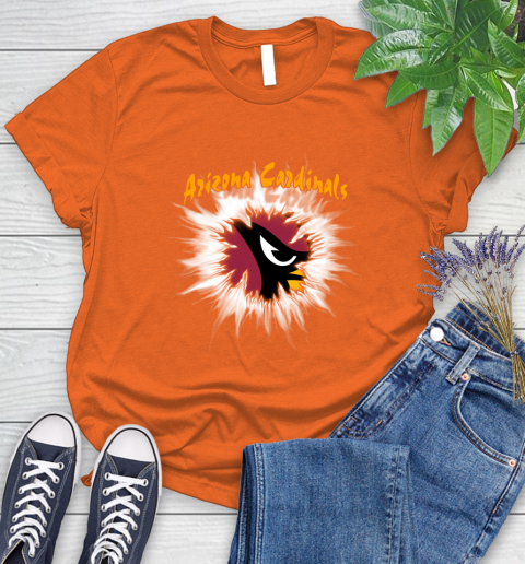 Arizona Cardinals NFL Football Adoring Fan Rip Sports Women's T-Shirt 3
