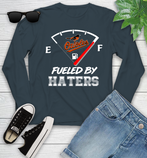 Baltimore Orioles MLB Baseball Fueled By Haters Sports Youth Long Sleeve 9