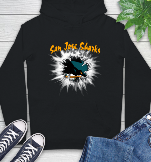 San Jose Sharks NHL Hockey Adoring Fan Rip Sports Hoodie