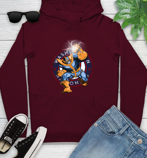 Washington Nationals MLB Baseball Thanos Avengers Infinity War Marvel Youth Hoodie 7