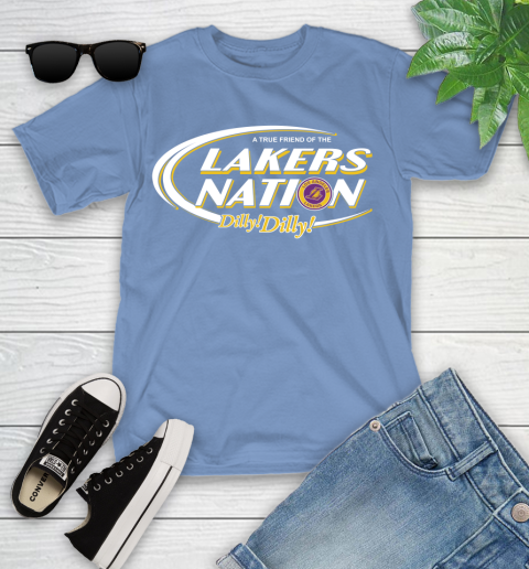 NBA A True Friend Of The Los Angeles Lakers Dilly Dilly Basketball Sports Youth T-Shirt 15