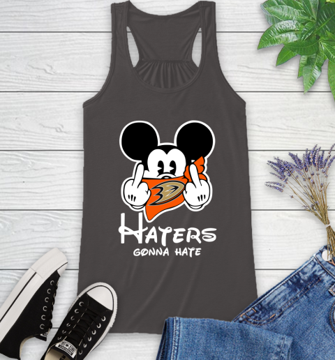 NHL Anaheim Ducks Haters Gonna Hate Mickey Mouse Disney Hockey T Shirt Racerback Tank 11