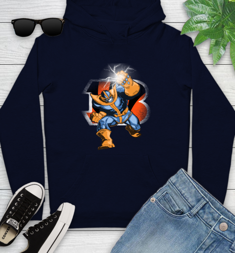 Cincinnati Bengals NFL Football Thanos Avengers Infinity War Marvel Youth Hoodie 3