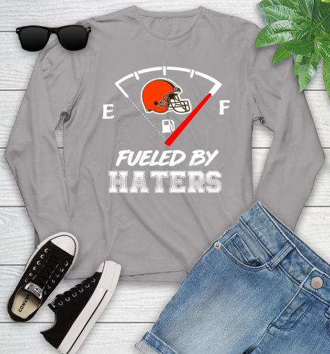 Cleveland Browns NFL Football Fueled By Haters Sports Youth Long Sleeve 5