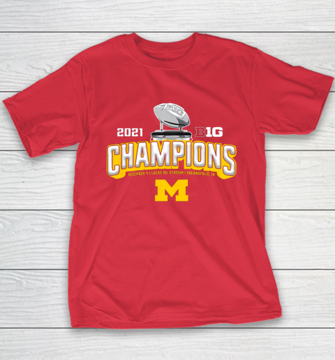 Michigan Big Ten 2021 East Division Champions Youth T-Shirt 16