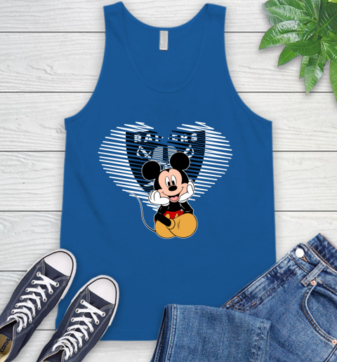 NFL Oakland Raiders The Heart Mickey Mouse Disney Football T Shirt_000 Tank Top 4