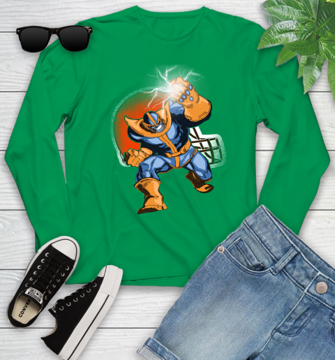 Cleveland Browns NFL Football Thanos Avengers Infinity War Marvel Youth Long Sleeve 7