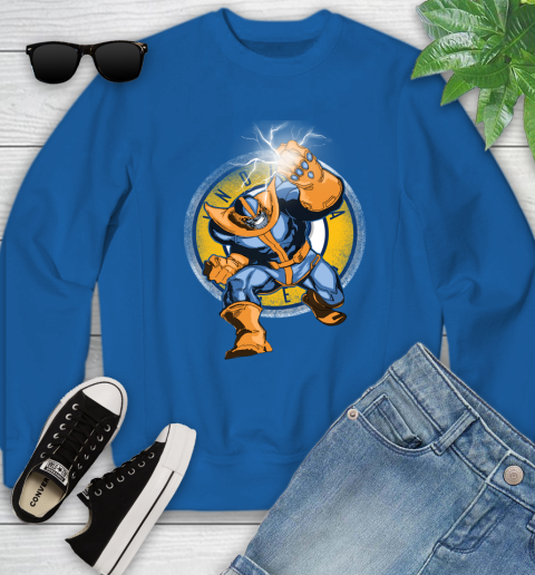 Indiana Pacers NBA Basketball Thanos Avengers Infinity War Marvel Youth Sweatshirt 7