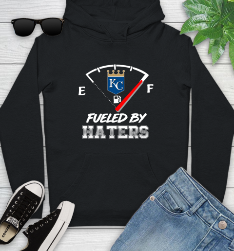 Kansas City Royals MLB Baseball Fueled By Haters Sports Youth Hoodie
